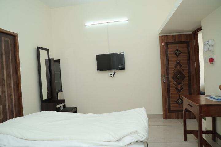 Room with television